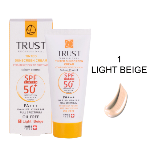 کرم ضد آفتاب رنگی و کنترل چربی بژ روشن (پوست مختلط تا چرب) (2024)