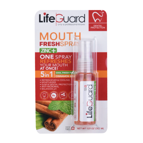 خوشبوکننده دهان با طعم دارچین و نعناع لایف گارد